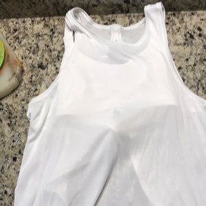 Lululemon tank with built in bra and open back